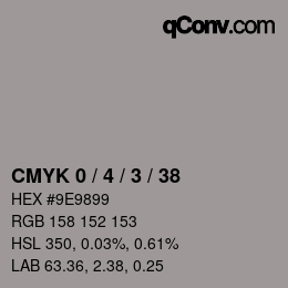 Color code: CMYK 0 / 4 / 3 / 38 | qconv.com