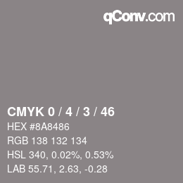 Color code: CMYK 0 / 4 / 3 / 46 | qconv.com