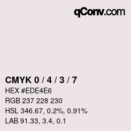 Color code: CMYK 0 / 4 / 3 / 7 | qconv.com