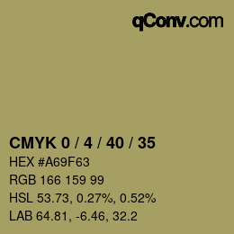 Color code: CMYK 0 / 4 / 40 / 35 | qconv.com