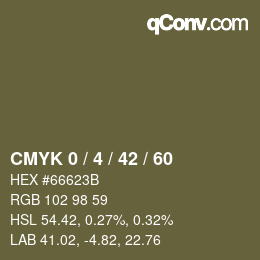 Color code: CMYK 0 / 4 / 42 / 60 | qconv.com