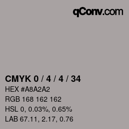 Color code: CMYK 0 / 4 / 4 / 34 | qconv.com