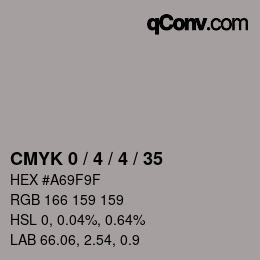 Color code: CMYK 0 / 4 / 4 / 35 | qconv.com