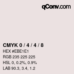 Color code: CMYK 0 / 4 / 4 / 8 | qconv.com