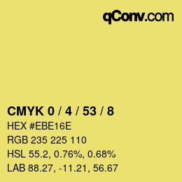 Color code: CMYK 0 / 4 / 53 / 8 | qconv.com