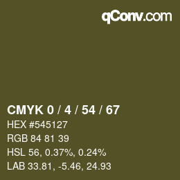 Color code: CMYK 0 / 4 / 54 / 67 | qconv.com