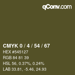 Color code: CMYK 0 / 4 / 54 / 67 | qconv.com