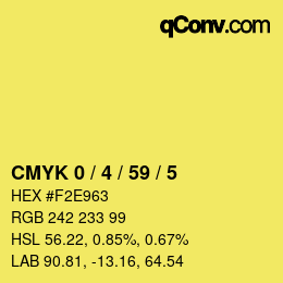 Color code: CMYK 0 / 4 / 59 / 5 | qconv.com