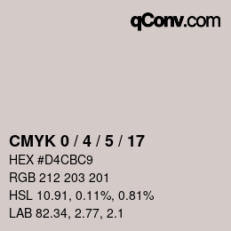 Color code: CMYK 0 / 4 / 5 / 17 | qconv.com