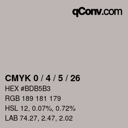 Color code: CMYK 0 / 4 / 5 / 26 | qconv.com