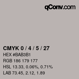 Color code: CMYK 0 / 4 / 5 / 27 | qconv.com