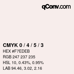 Color code: CMYK 0 / 4 / 5 / 3 | qconv.com