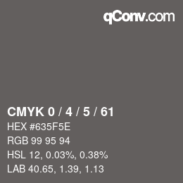 Color code: CMYK 0 / 4 / 5 / 61 | qconv.com