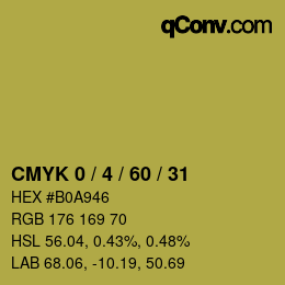 Color code: CMYK 0 / 4 / 60 / 31 | qconv.com