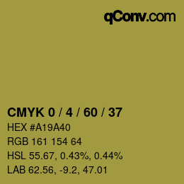 Color code: CMYK 0 / 4 / 60 / 37 | qconv.com