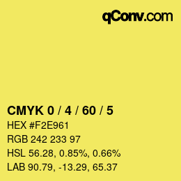 Color code: CMYK 0 / 4 / 60 / 5 | qconv.com