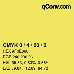 Color code: CMYK 0 / 4 / 60 / 6 | qconv.com