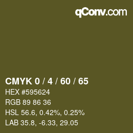 Color code: CMYK 0 / 4 / 60 / 65 | qconv.com