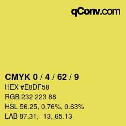 Color code: CMYK 0 / 4 / 62 / 9 | qconv.com