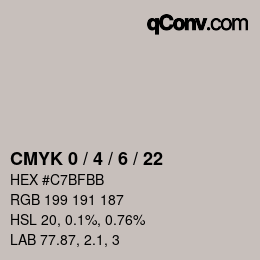 Color code: CMYK 0 / 4 / 6 / 22 | qconv.com