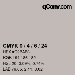 Color code: CMYK 0 / 4 / 6 / 24 | qconv.com