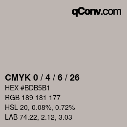 Color code: CMYK 0 / 4 / 6 / 26 | qconv.com