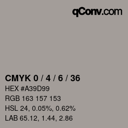 Color code: CMYK 0 / 4 / 6 / 36 | qconv.com