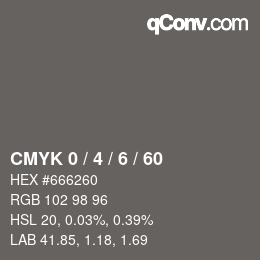 Color code: CMYK 0 / 4 / 6 / 60 | qconv.com