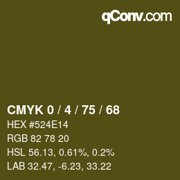 Color code: CMYK 0 / 4 / 75 / 68 | qconv.com