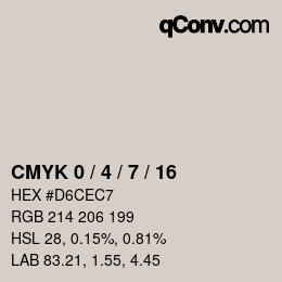 Color code: CMYK 0 / 4 / 7 / 16 | qconv.com