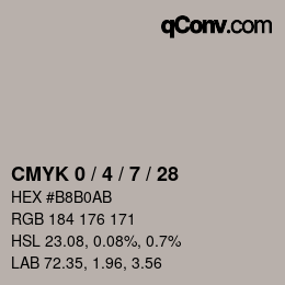 Color code: CMYK 0 / 4 / 7 / 28 | qconv.com