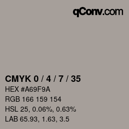 Color code: CMYK 0 / 4 / 7 / 35 | qconv.com