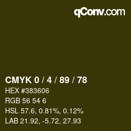 Color code: CMYK 0 / 4 / 89 / 78 | qconv.com