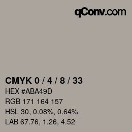 Color code: CMYK 0 / 4 / 8 / 33 | qconv.com