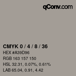 Color code: CMYK 0 / 4 / 8 / 36 | qconv.com