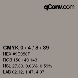Color code: CMYK 0 / 4 / 8 / 39 | qconv.com