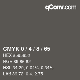 Color code: CMYK 0 / 4 / 8 / 65 | qconv.com