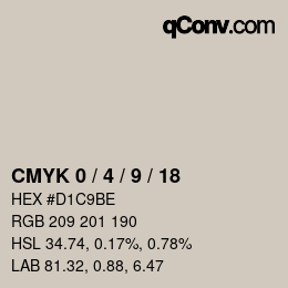 Color code: CMYK 0 / 4 / 9 / 18 | qconv.com