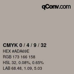 Color code: CMYK 0 / 4 / 9 / 32 | qconv.com