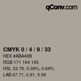 Color code: CMYK 0 / 4 / 9 / 33 | qconv.com