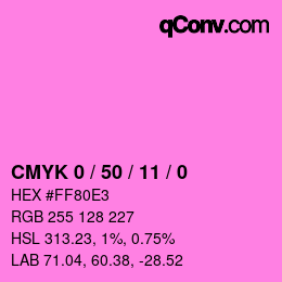 Color code: CMYK 0 / 50 / 11 / 0 | qconv.com