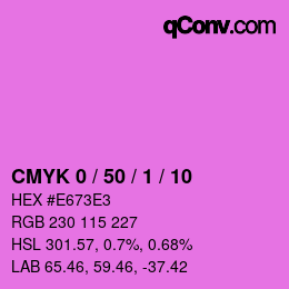 Color code: CMYK 0 / 50 / 1 / 10 | qconv.com