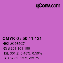 Color code: CMYK 0 / 50 / 1 / 21 | qconv.com
