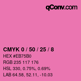 Color code: CMYK 0 / 50 / 25 / 8 | qconv.com