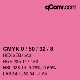 Color code: CMYK 0 / 50 / 32 / 8 | qconv.com