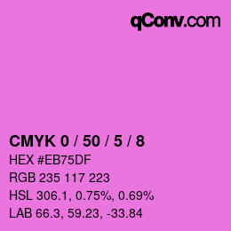 Color code: CMYK 0 / 50 / 5 / 8 | qconv.com