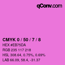 Color code: CMYK 0 / 50 / 7 / 8 | qconv.com
