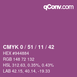 Código de color: CMYK 0 / 51 / 11 / 42 | qconv.com
