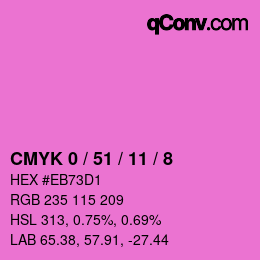 Color code: CMYK 0 / 51 / 11 / 8 | qconv.com