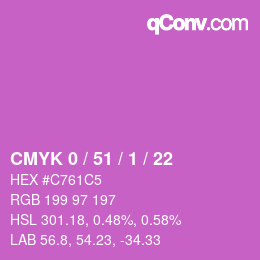 Color code: CMYK 0 / 51 / 1 / 22 | qconv.com